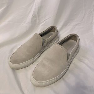 Womens Common Projects Slip on suede - Beige